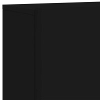 vidaXL TV-Wandschrank Schwarz 100x30x41 cm