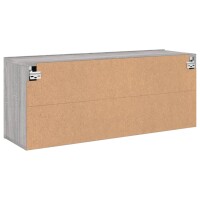 vidaXL TV-Wandschrank Grau Sonoma 100x30x41 cm