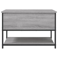 vidaXL Sitzbank mit Stauraum Grau Sonoma 70x42,5x47 cm Holzwerkstoff