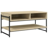 vidaXL Couchtisch Sonoma-Eiche 90x50x45 cm Holzwerkstoff