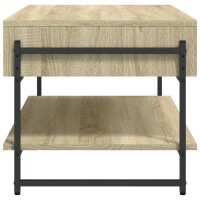 vidaXL Couchtisch Sonoma-Eiche 90x50x45 cm Holzwerkstoff