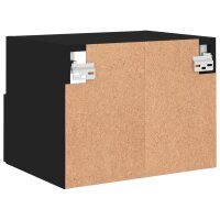 vidaXL TV-Wandschr&auml;nke 2 Stk. Schwarz 40x30x30 cm Holzwerkstoff