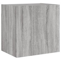 vidaXL TV-Wandschrank Grau Sonoma 40,5x30x40 cm Holzwerkstoff