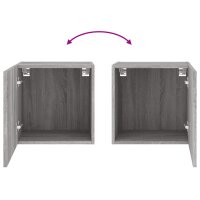 vidaXL TV-Wandschrank Grau Sonoma 40,5x30x40 cm Holzwerkstoff