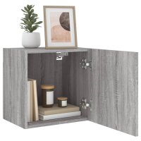 vidaXL TV-Wandschrank Grau Sonoma 40,5x30x40 cm Holzwerkstoff