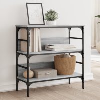 vidaXL Konsolentisch Grau Sonoma 75x32x75 cm Holzwerkstoff