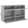 vidaXL TV-Wandschrank mit LED-Leuchten Betongrau 98,5x30x60,5 cm