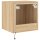 vidaXL TV-Wandschrank mit LED-Leuchten Sonoma-Eiche 40,5x35x40 cm