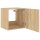 vidaXL TV-Wandschrank mit LED-Leuchten Sonoma-Eiche 40,5x35x40 cm