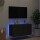 vidaXL TV-Wandschrank mit LED-Leuchten Schwarz 80x35x41 cm