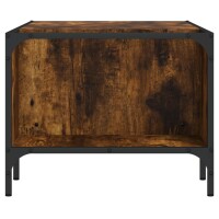 vidaXL Couchtisch mit Regal R&auml;uchereiche 100x51x40 cm Holzwerkstoff