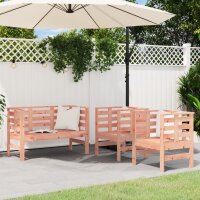 vidaXL 3-tlg. Garten-Lounge-Set Massivholz Douglasie