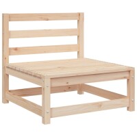 vidaXL Gartensofa 3-Sitzer Massivholz Kiefer