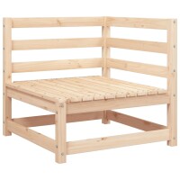 vidaXL Gartensofa 3-Sitzer Massivholz Kiefer