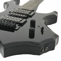 vidaXL E-Gitarre f&uuml;r Anf&auml;nger mit Tasche Schwarz 4/4 39&quot;