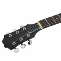 vidaXL E-Gitarre f&uuml;r Anf&auml;nger mit Tasche Braun und Schwarz 4/4 39&quot;