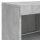 vidaXL Sideboard mit LED-Leuchten Betongrau 81x37x67 cm