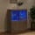 vidaXL Sideboard mit LED-Leuchten Betongrau 81x37x100 cm