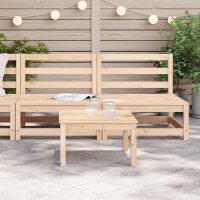 vidaXL Gartensofas ohne Armlehnen 2 Stk. 70x70x67 cm Massivholz Kiefer