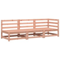 vidaXL Gartensofa 3-Sitzer Massivholz Douglasie