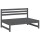 vidaXL 6-tlg. Garten-Lounge-Set Grau Massivholz Kiefer