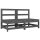 vidaXL 8-tlg. Garten-Lounge-Set Grau Massivholz Kiefer