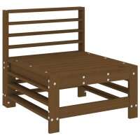 vidaXL 5-tlg. Garten-Lounge-Set Honigbraun Massivholz Kiefer