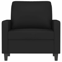 vidaXL Sessel Schwarz 60 cm Samt