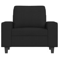 vidaXL Sessel Schwarz 60 cm Stoff