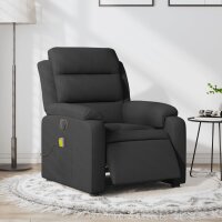 vidaXL Massagesessel Elektrisch Schwarz Stoff