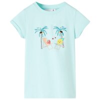 Kinder-T-Shirt Hellblau 116