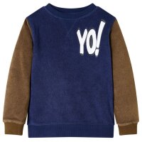 Kinder-Sweatshirt Dunkles Marineblau 128