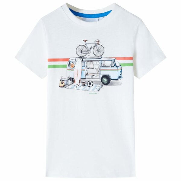 Kinder-T-Shirt Ecru 92