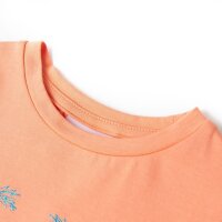 Kinder-T-Shirt Pfirsichfarbe 116