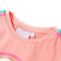 Kinder-T-Shirt Korallenrosa 140