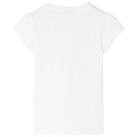 Kinder-T-Shirt Ecru 104