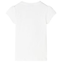 Kinder-T-Shirt Ecru 128