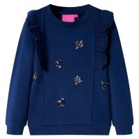 Kinder-Sweatshirt Marineblau 116