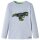 Kinder-Langarmshirt Grau Melange 92