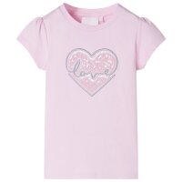 Kinder-T-Shirt Hellrosa 92