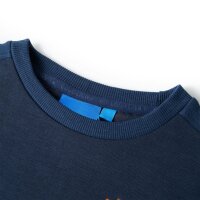 Kinder-Sweatshirt Marineblau Melange 140