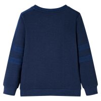 Kinder-Sweatshirt Marineblau Melange 116