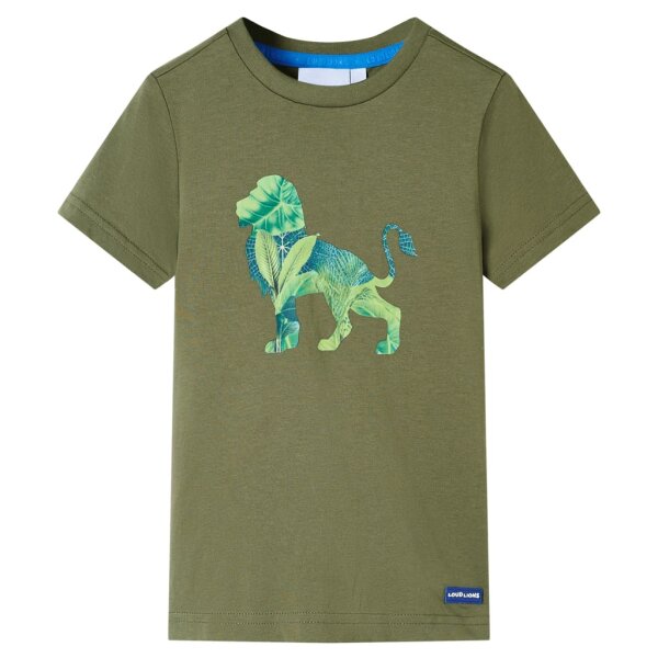 Kinder-T-Shirt Khaki 128