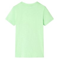 Kinder-T-Shirt Neongr&uuml;n 140