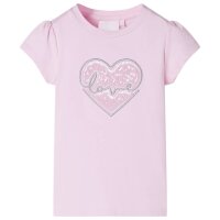 Kinder-T-Shirt Hellrosa 116