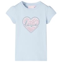 Kinder-T-Shirt Hellblau 104