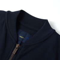 Kinder-Sweatshirt mit Rei&szlig;verschluss Marineblau 92