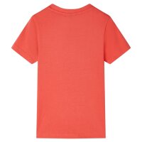 Kinder-T-Shirt Hellrot 128