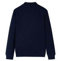 Kinder-Sweatshirt mit Rei&szlig;verschluss Marineblau 116