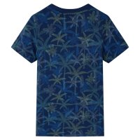 Kinder-T-Shirt Marineblau 104